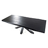 Afbeelding Boomstam tafel met spinpoot 240x100cm zwart 3
