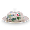 Afbeelding Butter Dish Round blushing birds khaki 2