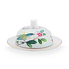 Afbeelding Butter Dish Round blushing birds White 2