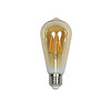 Afbeelding Lamp filament LED DIM Edison goud 200LM 1