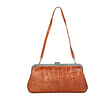Clutch leer Cherice Brandy