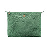 Afbeelding Cosmetic Flat Pouch Large Velvet Quilted Green 1