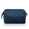 Afbeelding Cosmetic Purse Extra Large Velvet Quilted Days Blue 2