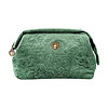 Afbeelding Cosmetic Purse Small Velvet Quilted Green 1