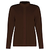 Damesblouse Ruffle Jersey Brown
