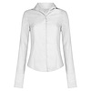 Afbeelding Damesblouse Tulip Herringbone white 1