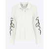 Damesblouse Vera met motief Blanc Brun