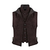 Damesgilet Double Waistcoat brown