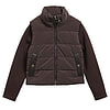 Damesjas Quilted Sweat Balaton Faux Velvet
