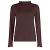 Damestrui Mock Neck Coffee Mel