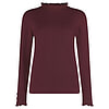 Damestrui Mock Neck Tawny Port