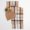 Dover muts en sjaal Gift Set Hessian Tartan