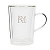 Dubbelwandig Glas Monogram L