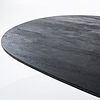 Afbeelding Eettafel Aron ovaal 300x110cm zwart 3