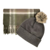 Giftset Muts & Sjaal Newbawn Dusky Green