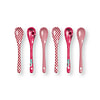 Afbeelding Giftset Spoons Flower Festival dark pink 13cm 2