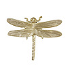 Afbeelding Hang ornament Dragonfly glanzend goud 1