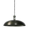 Hanglamp Bowl tin antiek XL