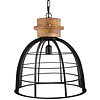 Hanglamp Ingmar black wood