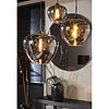 Afbeelding Hanglamp Mayson smoke glas mat zwart S 3
