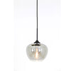 Afbeelding Hanglamp Mayson smoke glas mat zwart S 2