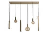 Afbeelding Hanglamp Riva recht 6 lichts quartz  1