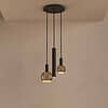 Afbeelding Hanglamp Riva rond 3 lichts platinum 2
