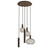 Hanglamp Riva rond platinum