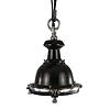 Hanglamp Toscane 20 cm, zwart ruw nickel