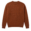 Herentrui All over cable crew Neck Whisky