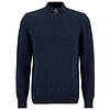 Herentrui Cotton half zip Navy