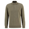 Herentrui Cotton half zip Smokey Olive