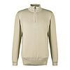 Afbeelding Herentrui Cotton half zip washed stone 1