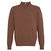 Herentrui Essential lambswool half zip sandstone