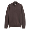 Herentrui Holden half zip Dark Oak