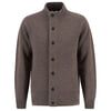 Herentrui Patch Zip Through Dark Stone