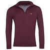 Afbeelding Herentrui Saltire knit half zip merlot 1