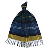 Inverness tartan scarf seaweed