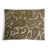 Afbeelding Kussen Fluweel Paisley taupe 1