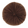 Kussen Tatum rond Bison Brown