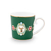 Afbeelding Mok S Love Birds Medallion Deer Dark Green 1