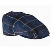 Moons Tweed Cap Navy Tartan