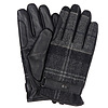 Newbrough black/grey Tartan handschoen heren