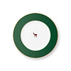 Afbeelding Ontbijtbord Love Birds Deer Dark Green 21 cm 1