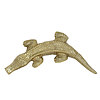 Afbeelding ornament Crocodile antiek brons 2