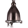 Afbeelding Hanglamp Como, zwart ruw nickel 2