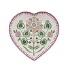 Plate Heart Shape Lila 21.5cm