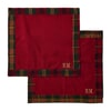 Afbeelding Riviera Maison Classic Tartan Servetten set van 2 1