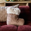 Afbeelding Riviera Maison Kussen Christmas Stocking Faux Fur 2