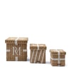 Afbeelding Riviera Maison Rustic Rattan Pretty Present Opbergmanden set van 3 1